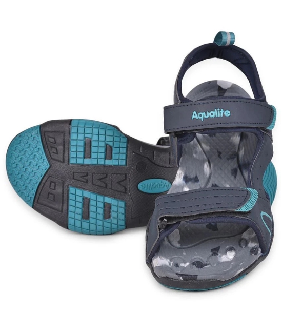 Aqualite - Navy Mens Floater Sandals - None