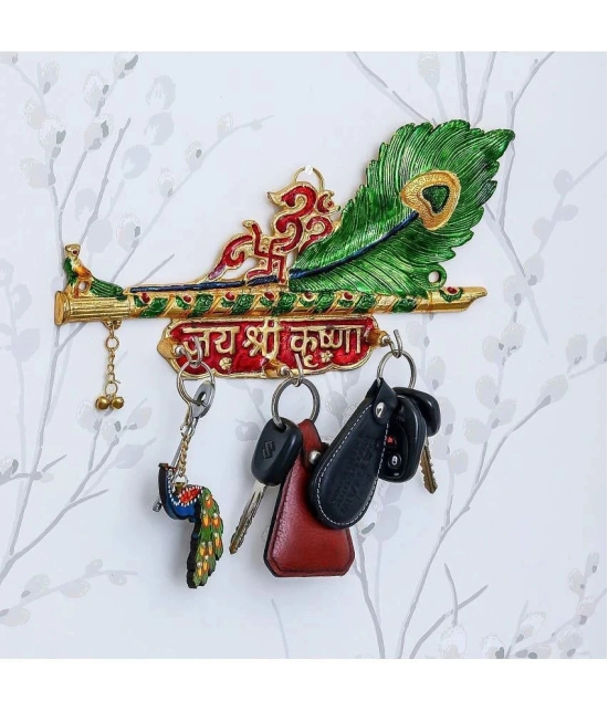 JaipurCrafts Silver Aluminium Key Holder - Pack of 1