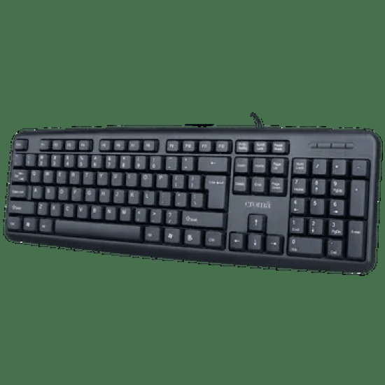 Croma Wired Keyboard (Robust Design, Black)