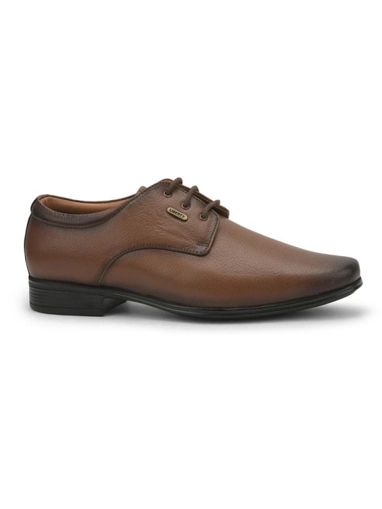 Fortune By Liberty - Tan Mens Derby Formal Shoes - None