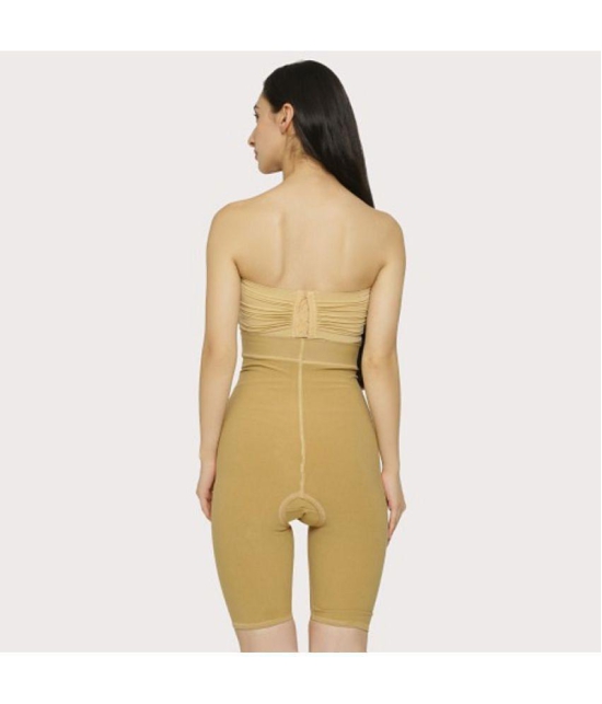 SELETA - Beige Shapewear Cotton Women's Tummy Tucker ( Pack of 1 ) - None