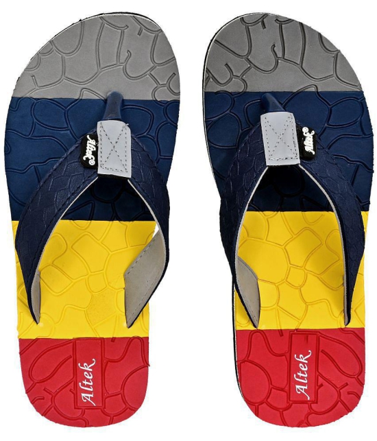 Altek - Grey Mens Thong Flip Flop - None