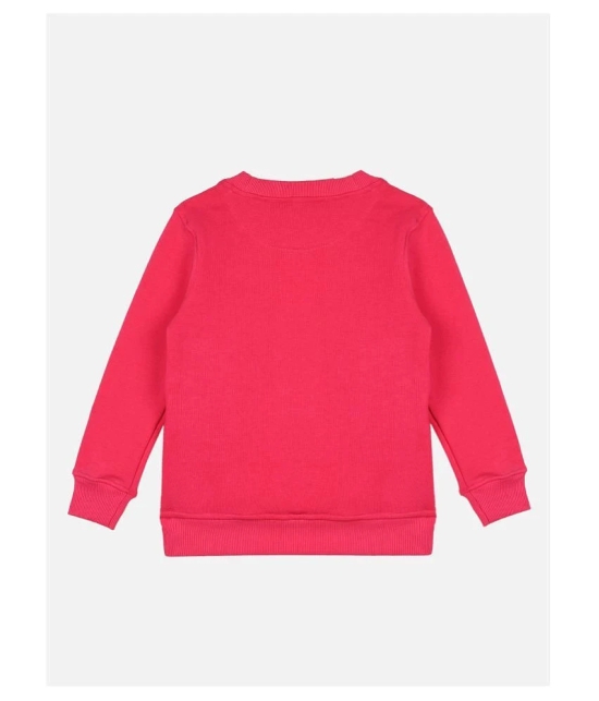 Proteens Girls Solid Fuchsia Round Neck Sweatshirt - None