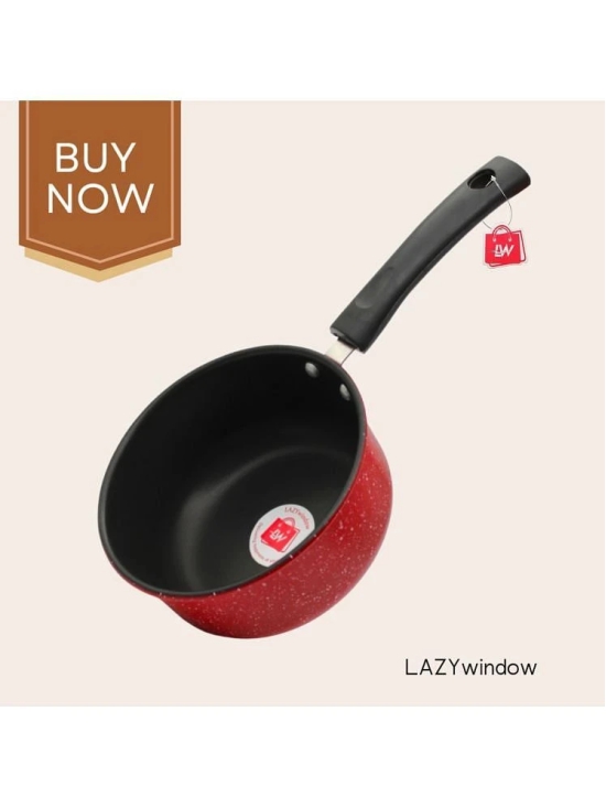 LAZYWINDOW Maroon Hard Anodised Non-Stick Cookware Sets ( Set of 1 )