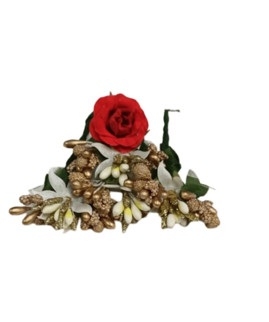 Artificial Flower set for Women - Hair Bun