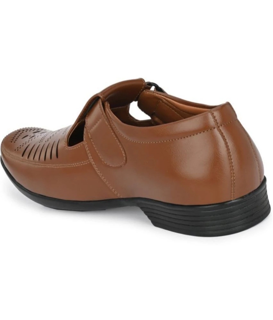 Action - Brown Mens Sandals - None