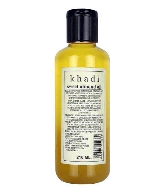 Khadi Oil Sweet  Almond Oil 210Ml