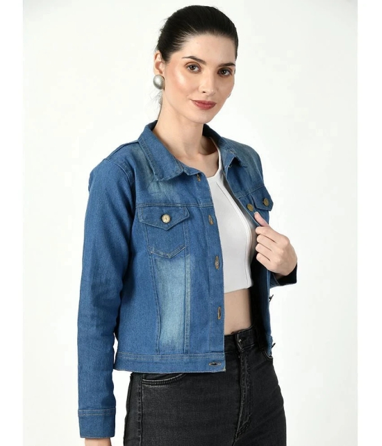 DKGF Fashion - Denim Blue Jackets Pack of 1 - None