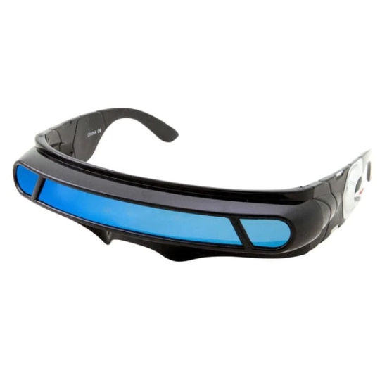 [ X-men ] Futuristic Rave Sunglasses-Blue