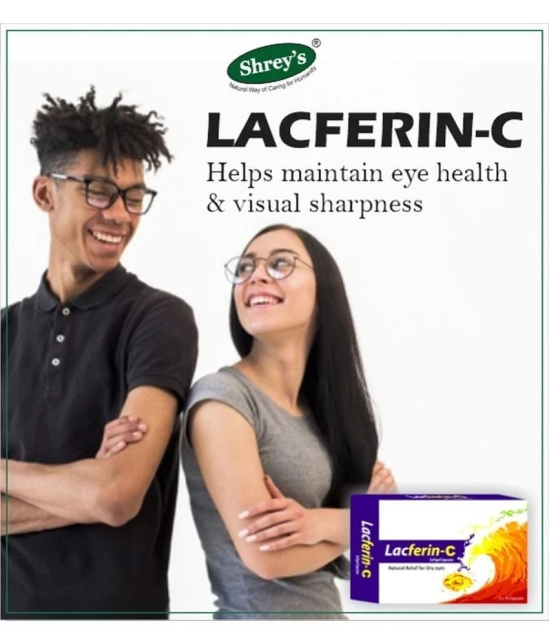 Shreys Lacferin C for Dry Eyes with Curcumin, Omega 3 & Vitamin D 1 no.s Minerals Softgel