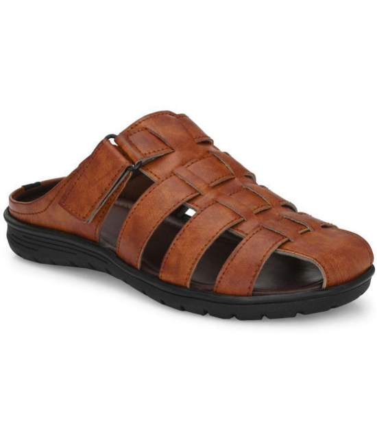 Leeport - Rust Mens Sandals - None