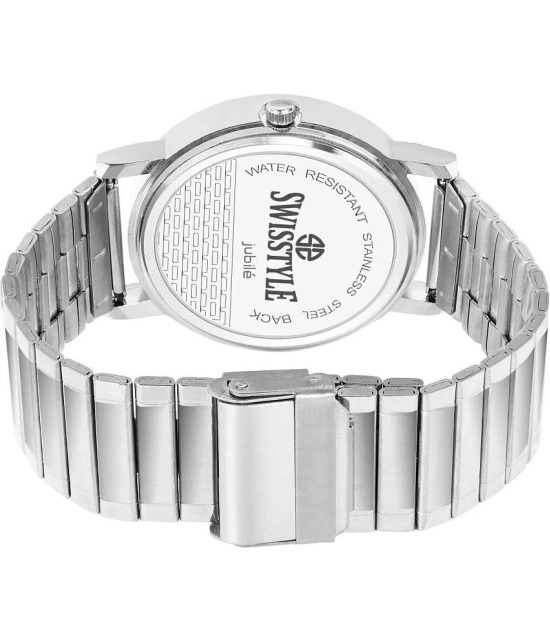 Swisstyle Silver Stainless Steel Analog Mens Watch