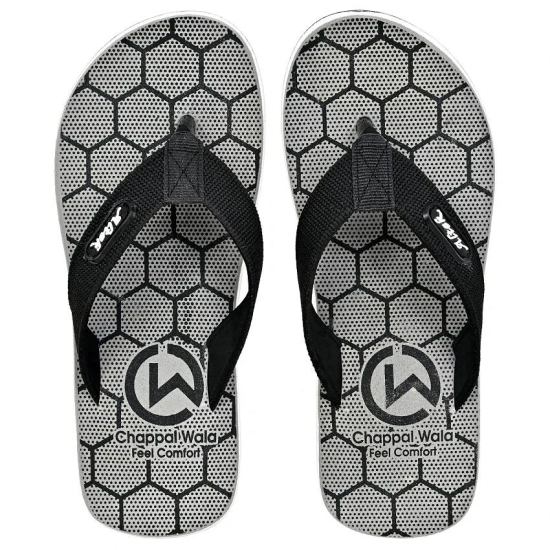 Altek - Grey Mens Thong Flip Flop - None