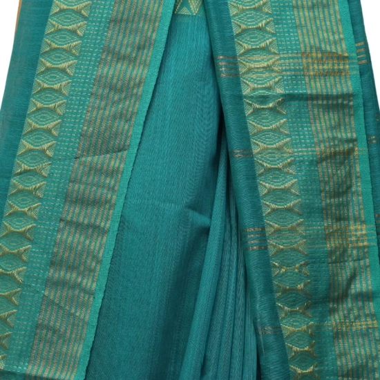 Tisser Cotton silk saree with blouse piece