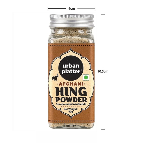 Urban Platter Hing Powder, 50g (Hing, Compounded Asafoetida, Spice, Savoury & Umami Flavour, Add to dals, Vegetables, Gravies)