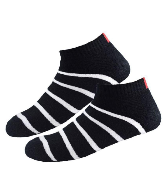 hicode - Cotton Mens Striped Multicolor Ankle Length Socks ( Pack of 10 ) - Multicolor