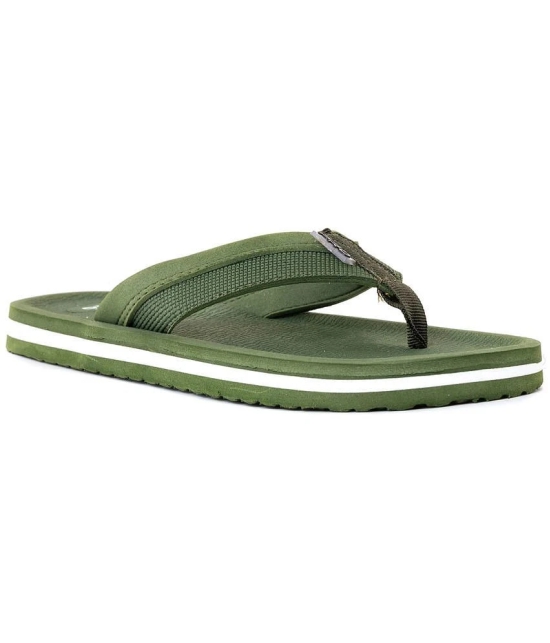 KHADIM Green Mens Thong Flip Flop - None