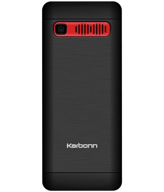 Karbonn KX3 Dual SIM Feature Phone Black Red