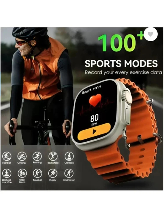 Shopic Point T800 Ultra smart watch with WiFiA2 Orange Smart Watch