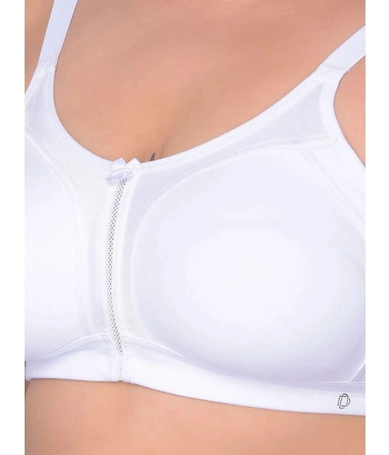 Dollar Missy White Cotton Non Padded Womens Everyday Bra ( Pack of 1 ) - None