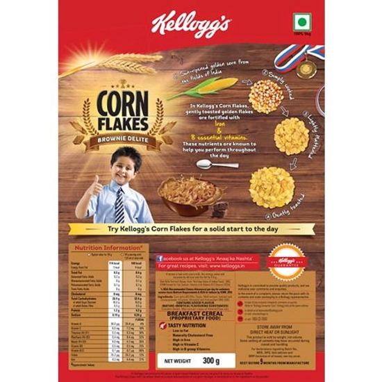 Kelloggs Corn Flakes - Brownie Delite, 300 G