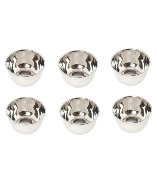 A & H ENTERPRISES 12 Pcs Stainless Steel Cereal Bowl 150 mL - Steel