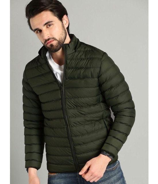 ADORATE Polyester Men''s Casual Jacket - Olive ( Pack of 1 ) - None