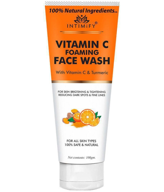 Intimify Vitamin C Face Wash, anti aging wrinkles face wash, skin brightening face wash, 100 gm