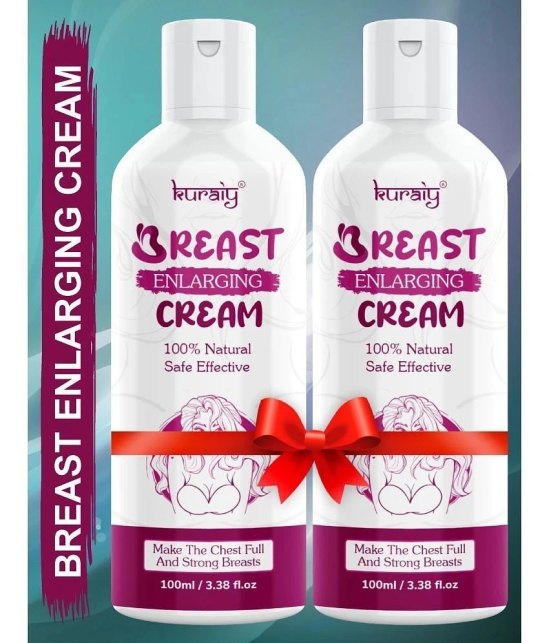 KURAIY Breast Enhancement Cream Female Elasticity Breast Enhancement Cream Pack Of 2