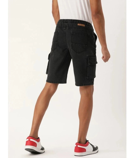 Bene Kleed - Charcoal Cotton Mens Denim Shorts ( Pack of 1 ) - None