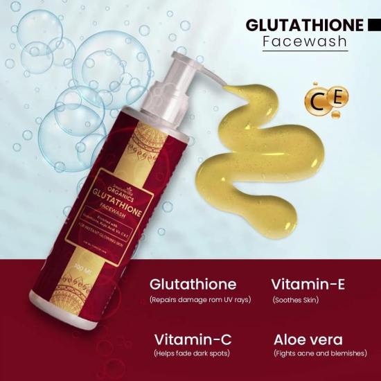 Simply Herbal Organics Glutathione Face Wash - 100ml