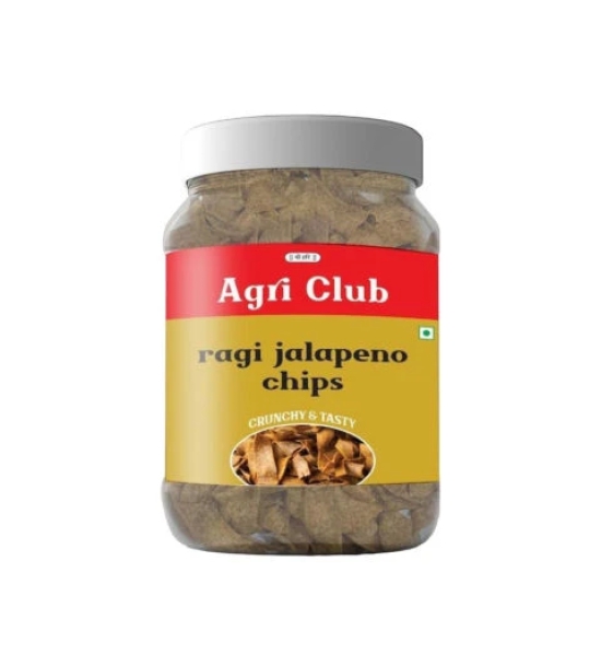 Agri Club Ragi Jalapeno Chips, 200 gm (Pack of 2)