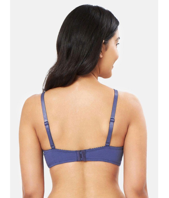 Amante - Blue Cotton Non Padded Women's Everyday Bra ( Pack of 1 ) - None