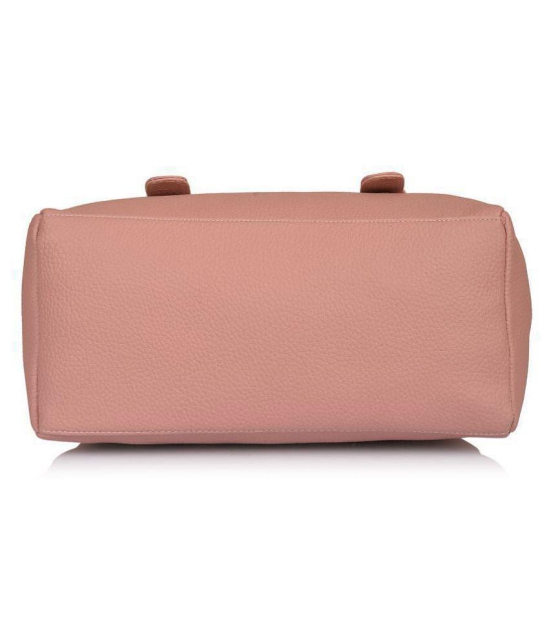 Fostelo - Light Pink PU Shoulder Bag - Light Pink