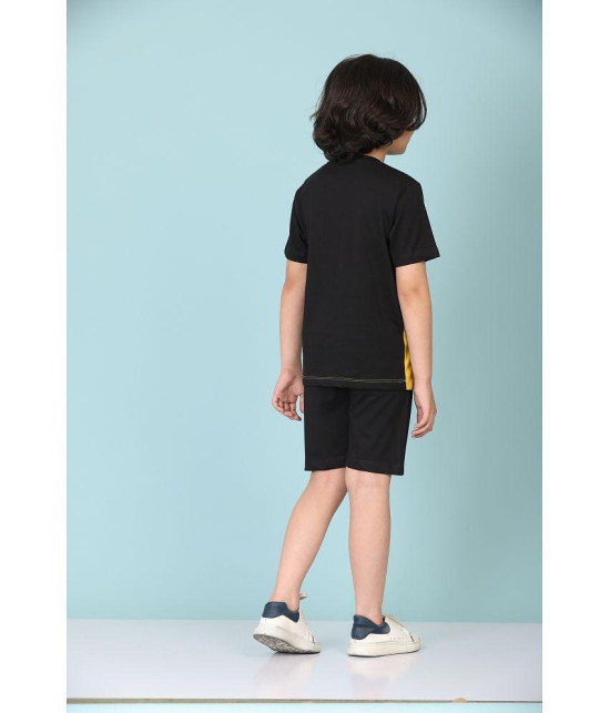 Rydho - Yellow Cotton Boys T-Shirt & Shorts ( Pack of 1 ) - None