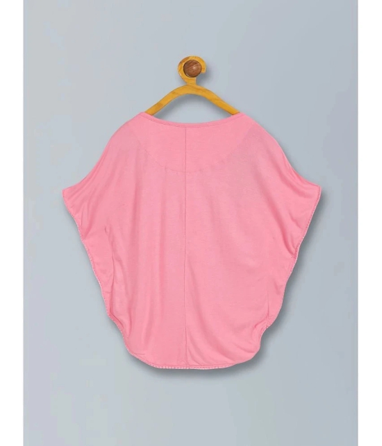 PLUM TREE Pink Viscose Girls Top With Shorts ( Pack of 2 ) - None