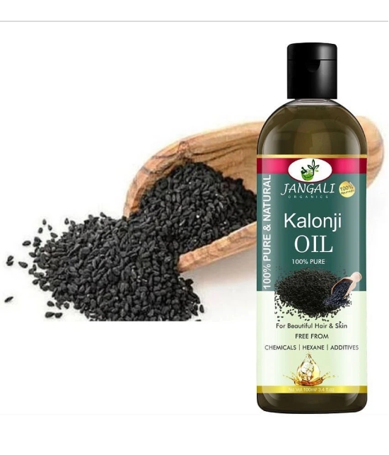 PURE Jangali ORGANICS BlackSeed (Kalonji) Oil for Hair, Skin & Body Hair Oil 100ML