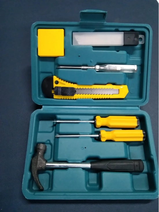 Household Tool Kit on Multifunction Hardware Kit Set