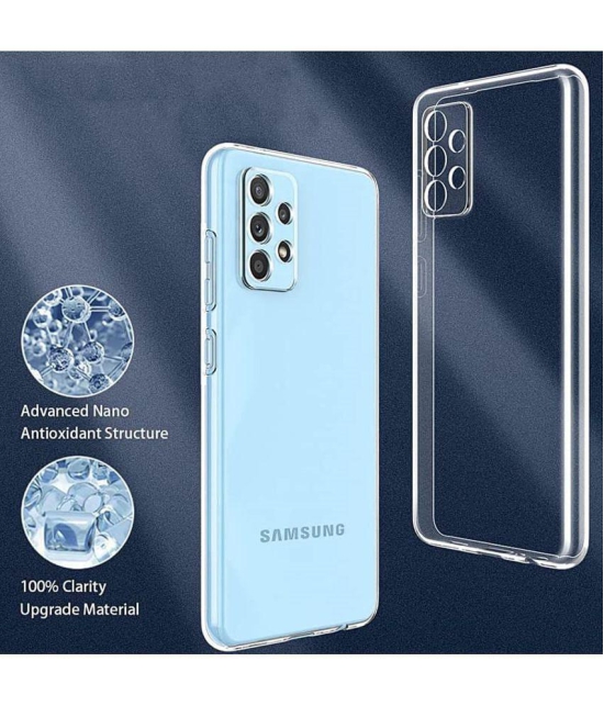 Case Vault Covers - Transparent Silicon Silicon Soft cases Compatible For Samsung Galaxy A33 5G ( Pack of 1 ) - Transparent