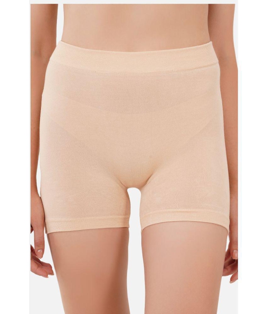 SELETA Cotton Capris - Beige Single - None