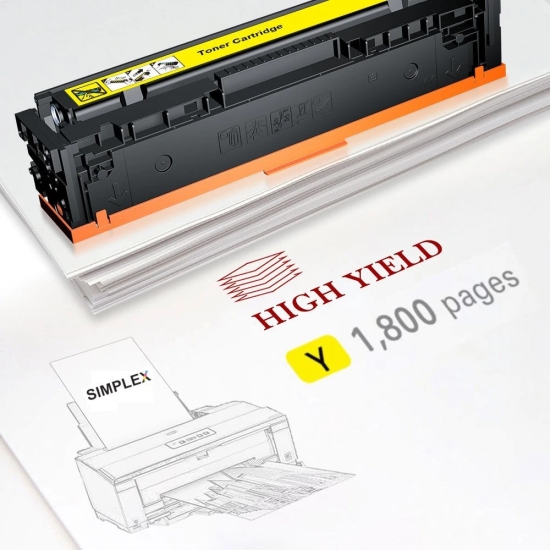 ImageInfo 542A Yellow Toner Cartridge for HP 125A / CB542A Compatible-Yellow