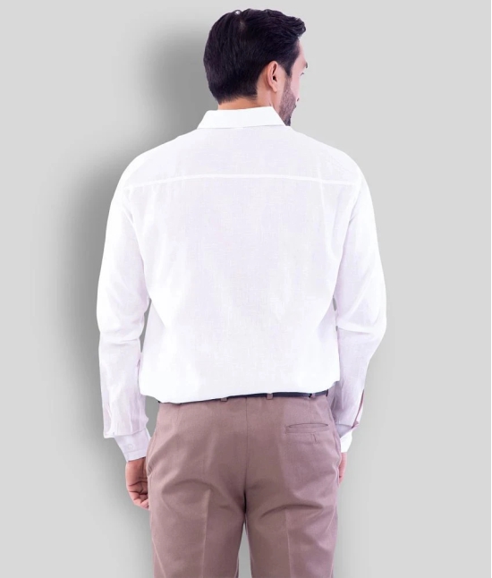 DESHBANDHU DBK - White Cotton Regular Fit Mens Casual Shirt (Pack of 1 ) - None