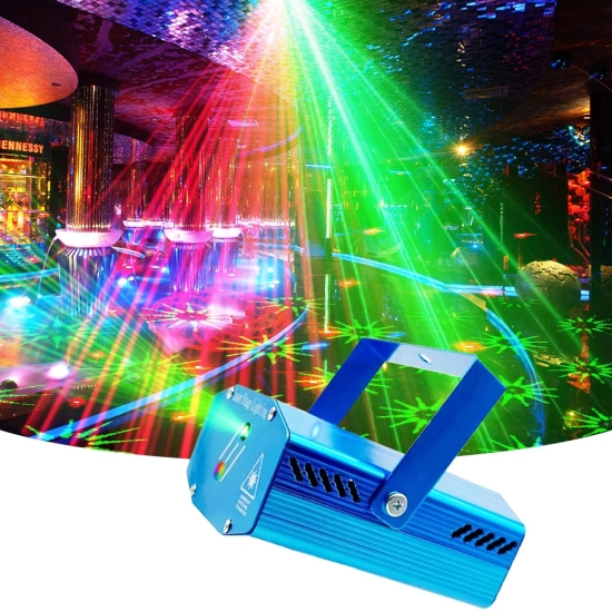 Portable Mini Laser Stage Light Projector for Disco Party