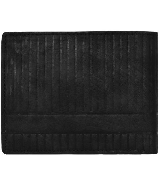 GEEO - Black Faux Leather Mens Regular Wallet ( Pack of 1 ) - Black