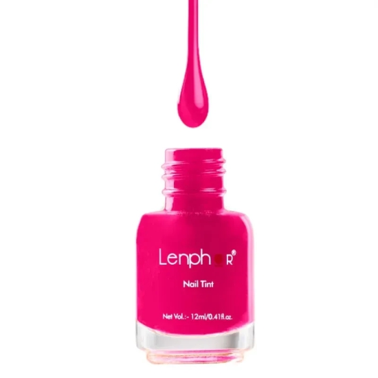 Lenphor Gel Finish Nail Tint 12 ml-Wine-Li-Cious