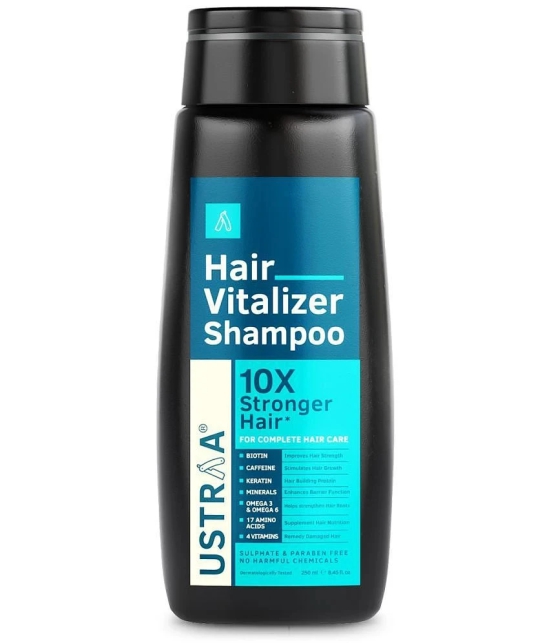 Ustraa Hair Vitalizer Shampoo - 250ml & Night Cream - De Tan and Anti Aging - 50g