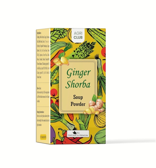 Agri Club Ginger Shorba Soup Powder, 15 Sachets Each 15 gm