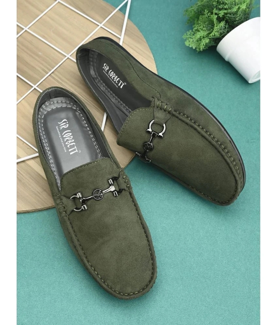 Sir Corbett Olive Mens Slip on - 9