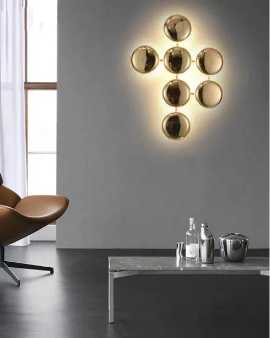 Hdc Modern Round LED Wall Clips Wall Lamp