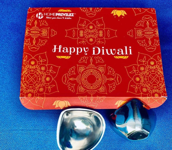 Stainless steel Double wall Diya